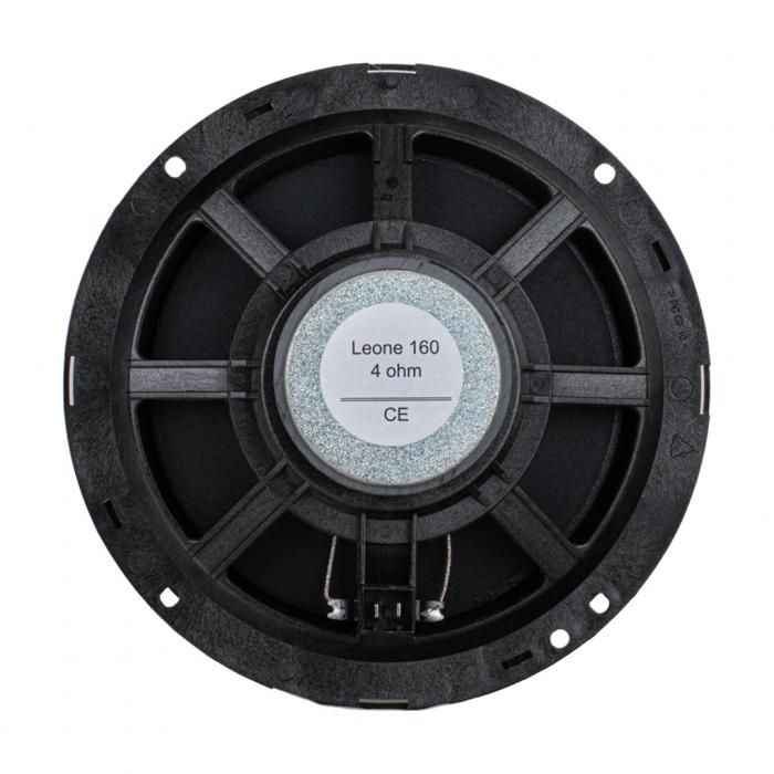 LEONE 160 16 CM 25 WATT MAX 50 WATT PLASTİK ÇERÇEVELİ TWEETERSIZ OTO HOPARLÖR (MAGNET: 60X17MM)