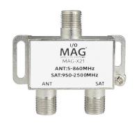 MAG MAG-X21 TV/SAT 5-2500MHZ COMBINER 950-2500 MHZ