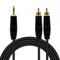 MAGİCVOİCE LD387A 2XRCA ERKEK + 3.5 MM STEREO ERKEK 3 METRE KABLO