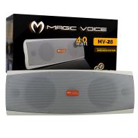 MAGICVOICE MV-28TRF 2*13 CM 40 WATT TEKLİ BEYAZ TRAFOLU SÜTUN HOPARLÖR