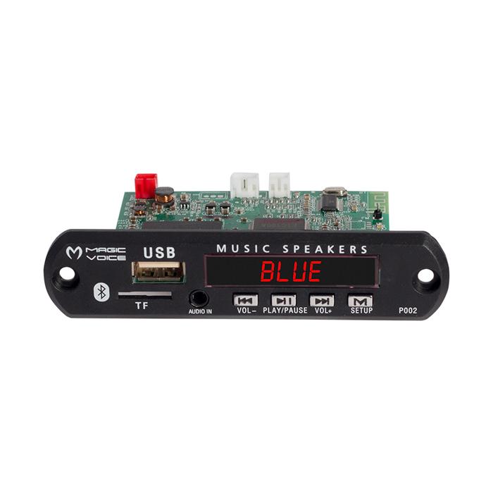 MAGICVOICE P002A MP5 USB/SD/MMC/BLUETOOTH KUMANDALI OTO TEYP ÇEVİRİCİ DİJİTAL VİDEO PLAYER BOARD (12V-500MA)