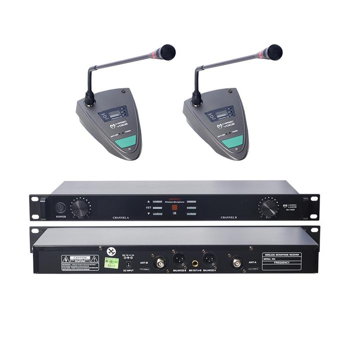 MAGICVOICE MV-1402K UHF 2 KABLOSUZ KÜRSÜ MİKROFON