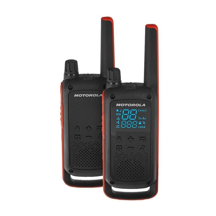 MOTOROLA TLKR-T82 SİYAH PMR EL TELSİZİ 2Lİ PAKET (10 KM)