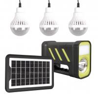 POWERMASTER GD-12 SOLAR PANELLİ 3 AMPULLÜ SET AKÜLÜ SOLAR IŞILDAK FENER