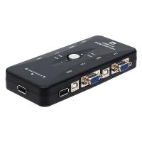 POWERMASTER PM-15166 4 PORT USB MANUEL BUTONLU KVM SWITCH