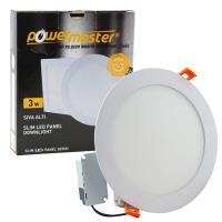 POWERMASTER 6 WATT 3000K 106 MM SIVA ALTI GÜNIŞIĞI YUVARLAK SLIM LED-ECO SPOT PANEL