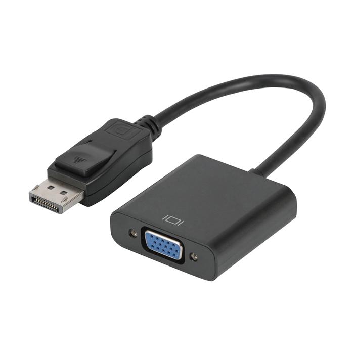POWERMASTER PM-16261 10 CM DISPLAY PORT ERKEK TO VGA DİŞİ ÇEVİRİCİ KABLO