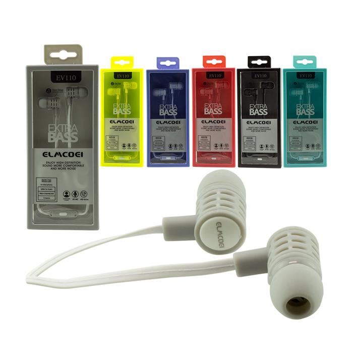 POWERMASTER ELMCOEI EV110 MİKROFONLU KUTULU RENKLİ KULAK İÇİ KULAKLIK