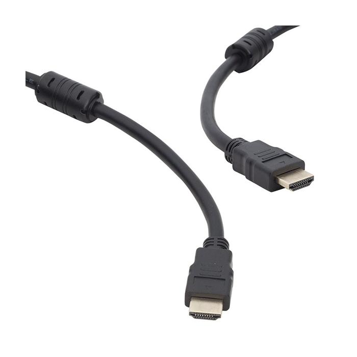 POWERMASTER PLASTİK DÜZ SİYAH 5 METRE POŞETLİ HDMI KABLO