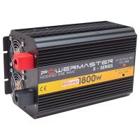 POWERMASTER PWR1800-24 ÇİFT DİJİTAL EKRAN 24 VOLT - 1800 WATT MODIFIED SINUS WAVE INVERTER