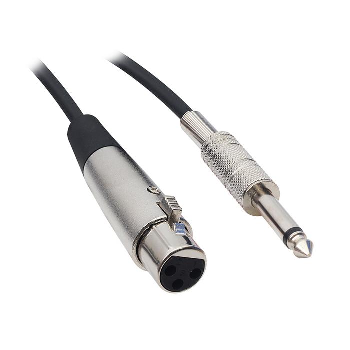 POWERMASTER HAZIR 5 METRE MİKROFON ARA KABLOSU (6.3MM GİTAR ERKEK - CANON XLR DİŞİ)