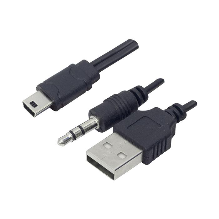 POWERMASTER USB TO AUX - 5 PİN KABLO (MÜZİK KUTUSU KABLOSU) * PL-8624 40CM