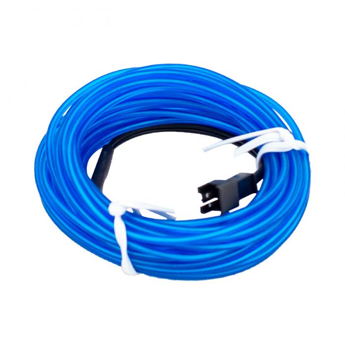 POWERMASTER PM-6077 NEON MAVİ 5 METRE İP AYDINLATMA (12 VOLT ÇAKMAK ADAPTÖRLÜ)