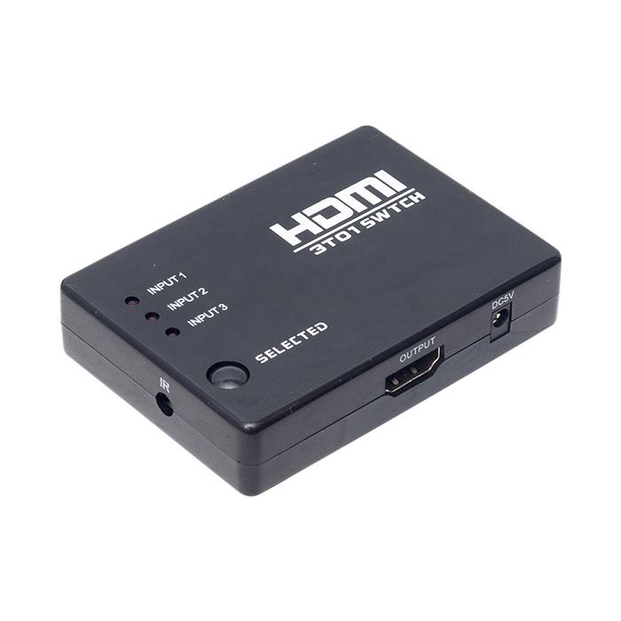 POWERMASTER PM-6853 3 GİRİŞ 1 ÇIKIŞ HDMI SWITCHER TOPLAYICI KUMANDALI ADAPTÖRSÜZ