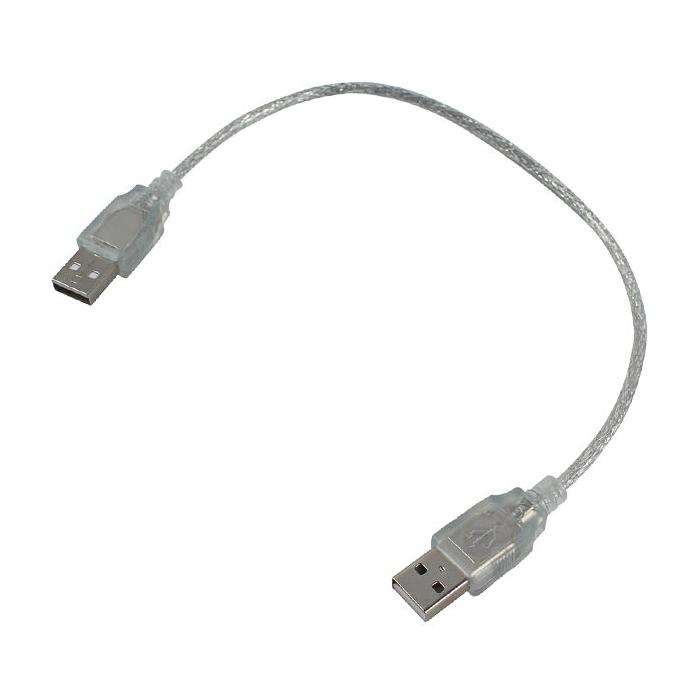 POWERMASTER 50 CM ŞEFFAF USB ERKEK-ERKEK KABLO