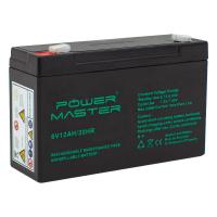 POWERMASTER 6 VOLT - 12 AMPER AKÜ (150 X 50 X 94 MM)