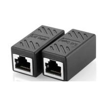POWERMASTER PM-24809 RJ45 TO RJ45 DİŞİ METAL ARA APARAT 1.KALİTE KAPLİN COUPLER SPLİTTER
