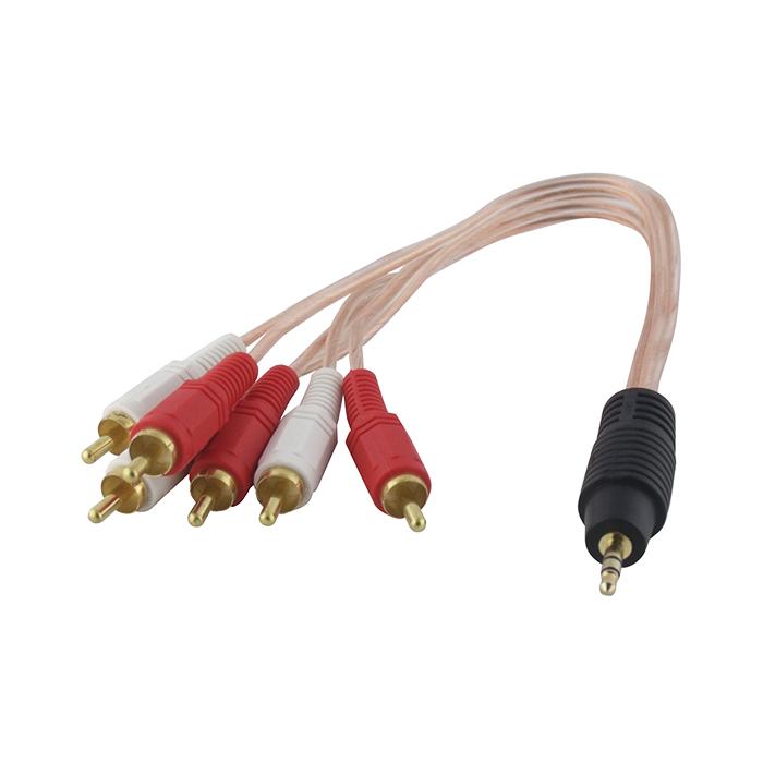 POWERMASTER 3.5 MM STEREO ERKEK / 6 RCA ERKEK 5+1 KABLO