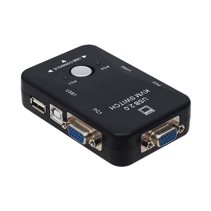 POWERMASTER PM-12690 USB 2.0 MANUEL 2 PORT KVM SWITCH