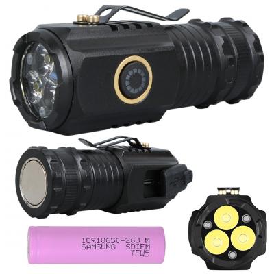 POWERMASTER PM-25119 ŞAPKA EL FENERİ 3 COB LEDLİ 3 MODLU ŞARJLI TYPE-C MIKNATISLI 30X30X112MM