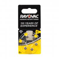 RAYOVAC 10 NO KULAKLIK PİLİ (6LI PAKET FİYATI) 4549