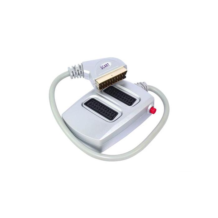 SİLVER BUTONLU 1 ERKEK - 2 DİŞİ 2Lİ SCART DAĞITICI