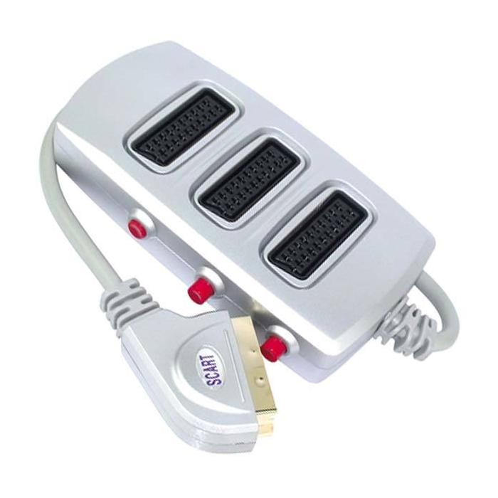 SİLVER BUTONLU 3LÜ SCART DAĞITICI