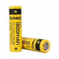 SUNKKO 3.7 VOLT 1800 MAH 18650 ŞARJ EDİLEBİLİR PİL (2Lİ PAKET FİYATI)