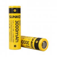 SUNKKO 3.7 VOLT 3000 MAH 18650 ŞARJ EDİLEBİLİR PİL (2Lİ PAKET FİYATI)