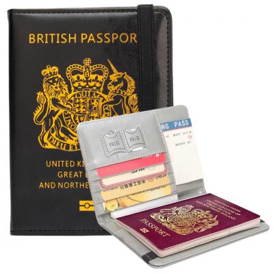 SUNUP SN-26344 İNGİLTERE KAPAKLI SUNİ DERİ PASAPORT KILIFI CÜZDANI (RFID ENGELLEYİCİ)