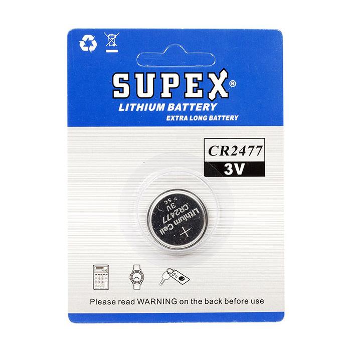 SUPEX CR2477 3 VOLT LİTYUM PİL (TEKLİ)