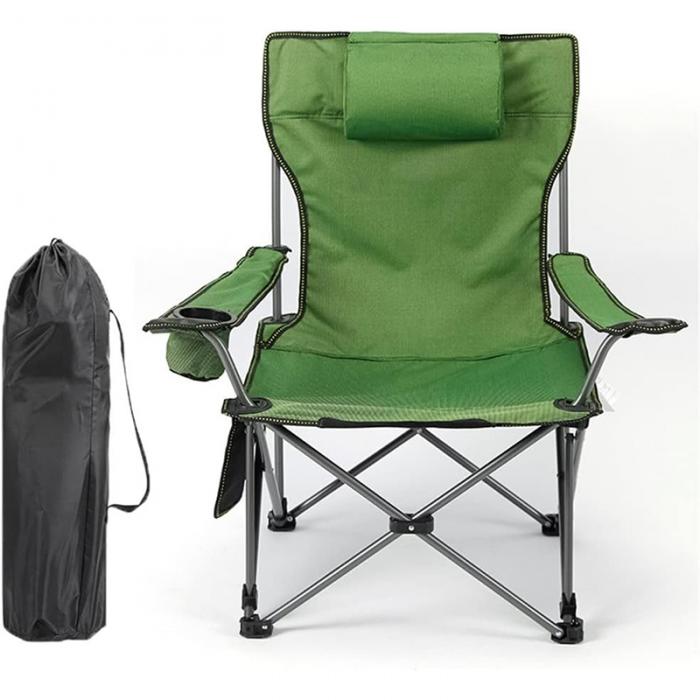 SUNUP TAŞINABİLİR YASTIKLI VE YATABİLEN KATLANABİLİR KAMP PLAJ SANDALYESİ