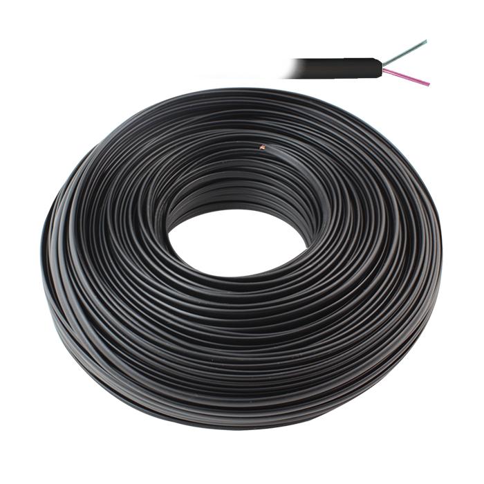 TELEFON KABLOSU 2Lİ SİYAH FLAT KÖKEN 100 METRE POWERMASTER