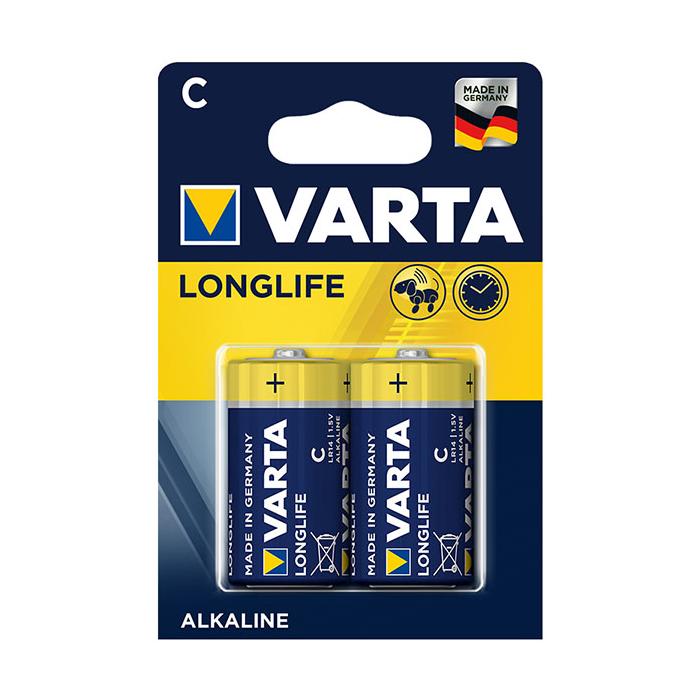 VARTA LONGLIFE POWER ALKALİN ORTA BOY C PİL (2Lİ PAKET FİYATI)