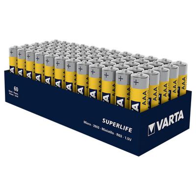 VARTA SUPER HEAVY DUTY ÇİNKO AAA INCE KALEM KUMANDA PİLİ (60LI PAKET)