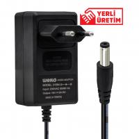 WEKO 16 VOLT - 2 AMPER 5.5*2.5 UÇLU YERLİ ÜRETİM POWER JACKLI SANTRAL ADAPTÖRÜ