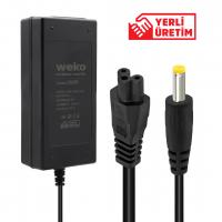 WEKO 19 VOLT - 3.42 AMPER - 65 WATT 4.0*1.7 UÇLU YERLİ ÜRETİM NOTEBOOK ADAPTÖR