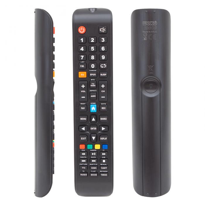 WEKO KL SKYTECH SARI TV TUŞLU SMART LCD LED TV KUMANDA (19808=10702=19470) (40055=19808)