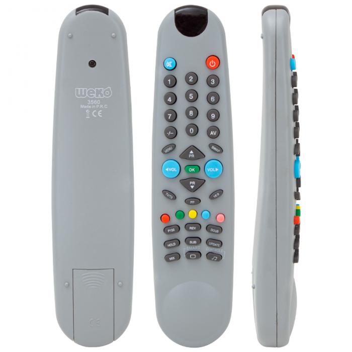 WEKO KT ARÇELİK BEKO 14.1 SİYAH TV KUMANDA (3560=9844)