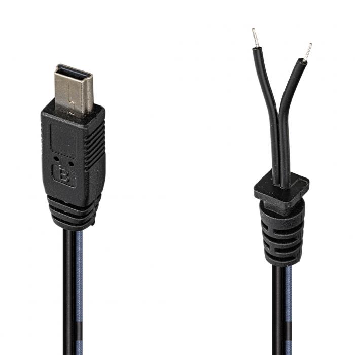 WEKO YERLİ ÜRETİM 1.2 METRE 18/0.10BS*2F MİNİ USB YEDEK ADAPTÖR KABLOSU