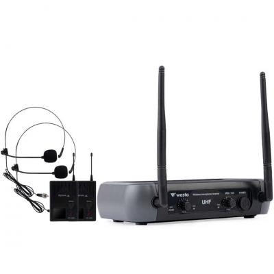 WESTA WM-102T 1 ALICI + 2 YAKA (LAVALIER) KABLOSUZ UHF MİKROFON SETİ