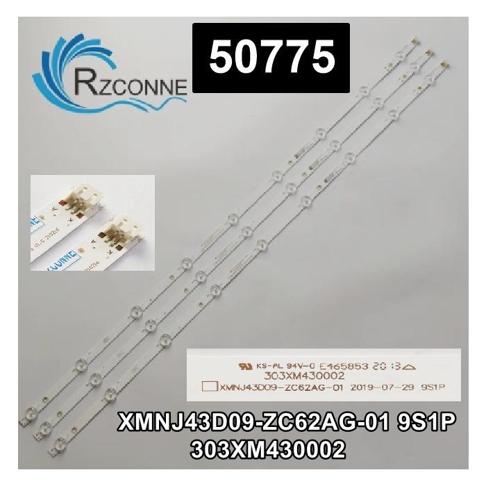 WKSET-5775 36695X3 XMNJ43D09-ZC62AG-01 9S1P 303XM430002 3 ADET LED BAR