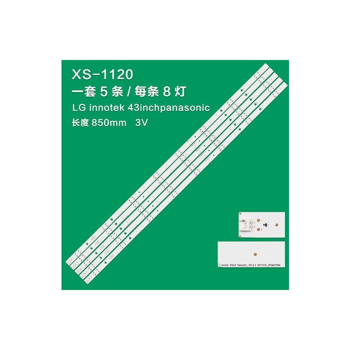WKSET-6158 35800X3 LG INNOTEK 43INCH PANASONIC_ REV.0.0 2017.11.15_3PCM00748A 3 ADET LED BAR
