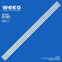 WKSET-6161 35827X4 42T09-05B - TT42T09006RXD6XXB0600992 4 ADET LED BAR (52LED)