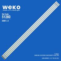 WKSET-6280 34891X4 LMB-4000BM12  4 ADET LED BAR (56LED)