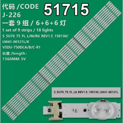 WKSET-6715 36116X9 36117X9 36118X9 V5DU-750DCA/B/C 27 ADET LED BAR