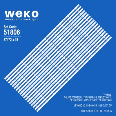 WKSET-6806 37472X18 LB7000C V0_00 E469119 18 ADET LED BAR