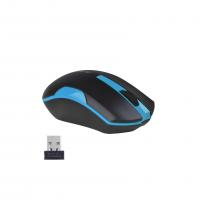 A4 TECH G3-200N KABLOSUZ  V-TRACK 1000DPI MOUSE SİYAH/MAVİ