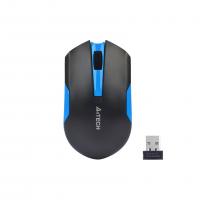 A4 TECH G3-200N KABLOSUZ  V-TRACK 1000DPI MOUSE SİYAH/MAVİ