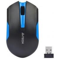 A4 TECH G3-200N KABLOSUZ  V-TRACK 1000DPI MOUSE SİYAH/MAVİ